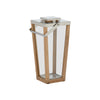 Wildwood Lanai Teak and Glass Hurricane