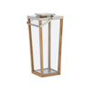 Wildwood Lanai Teak and Glass Hurricane