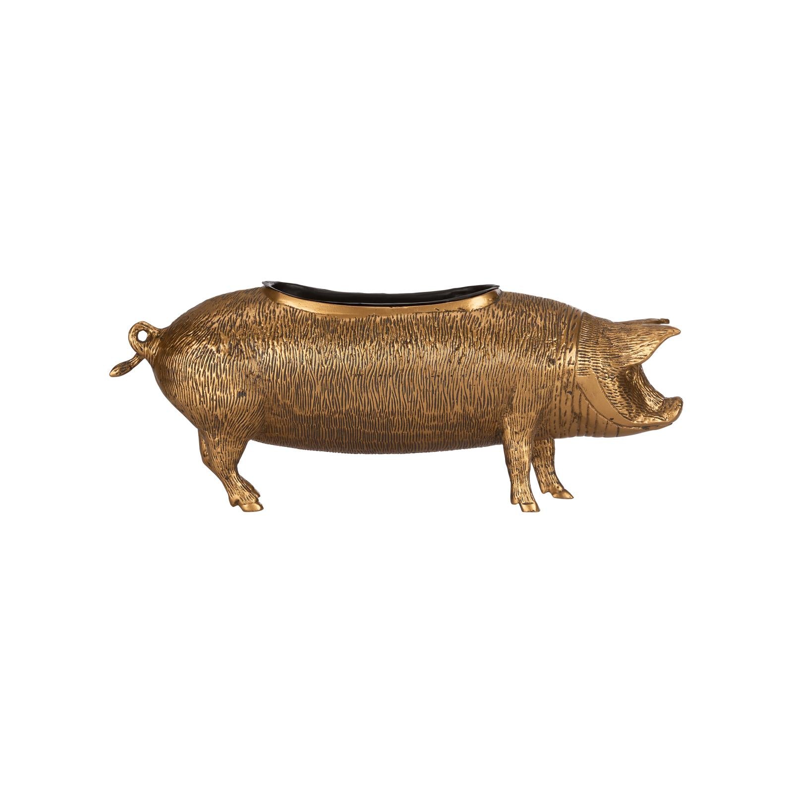 Wildwood Wilbur Brass Finish Planter