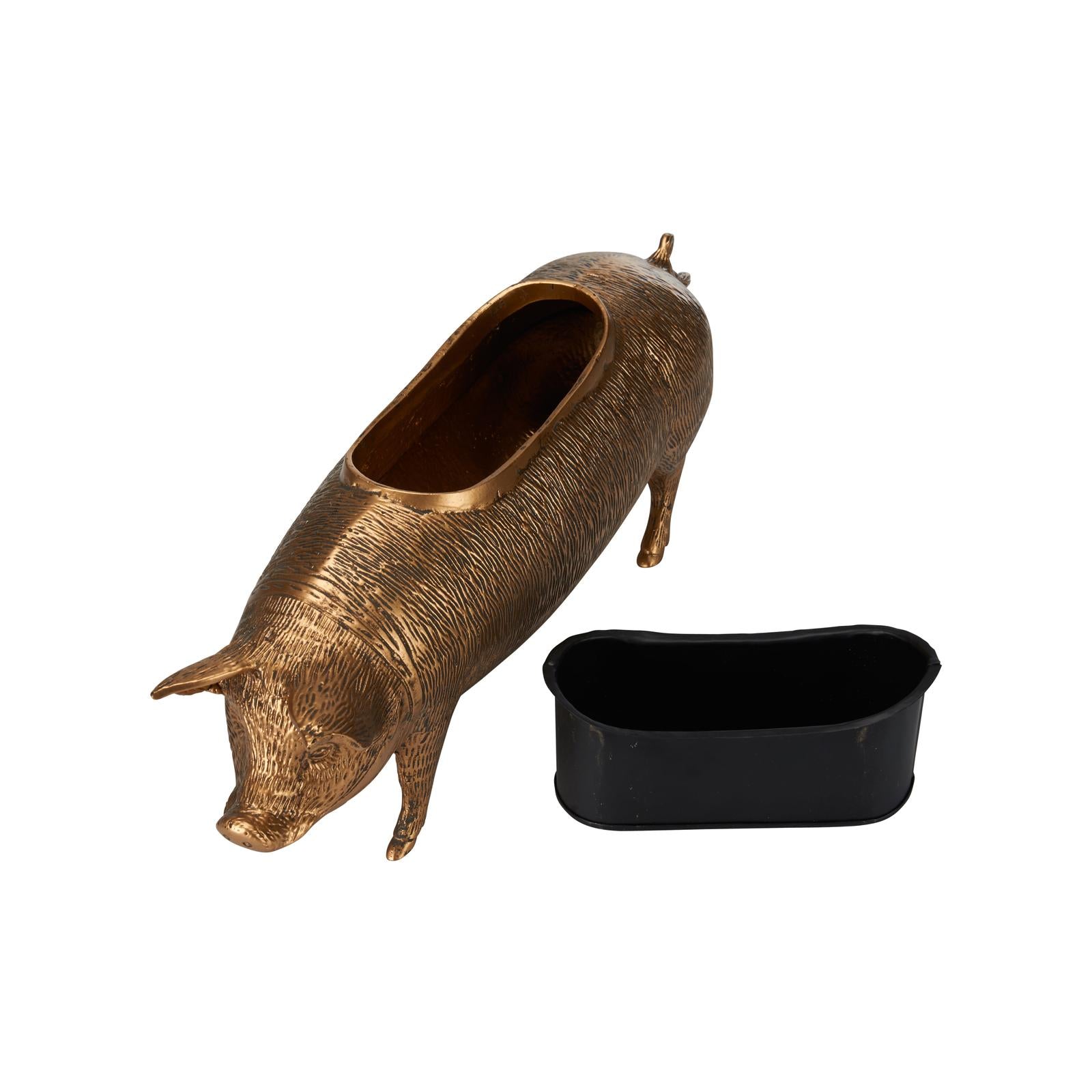 Wildwood Wilbur Brass Finish Planter