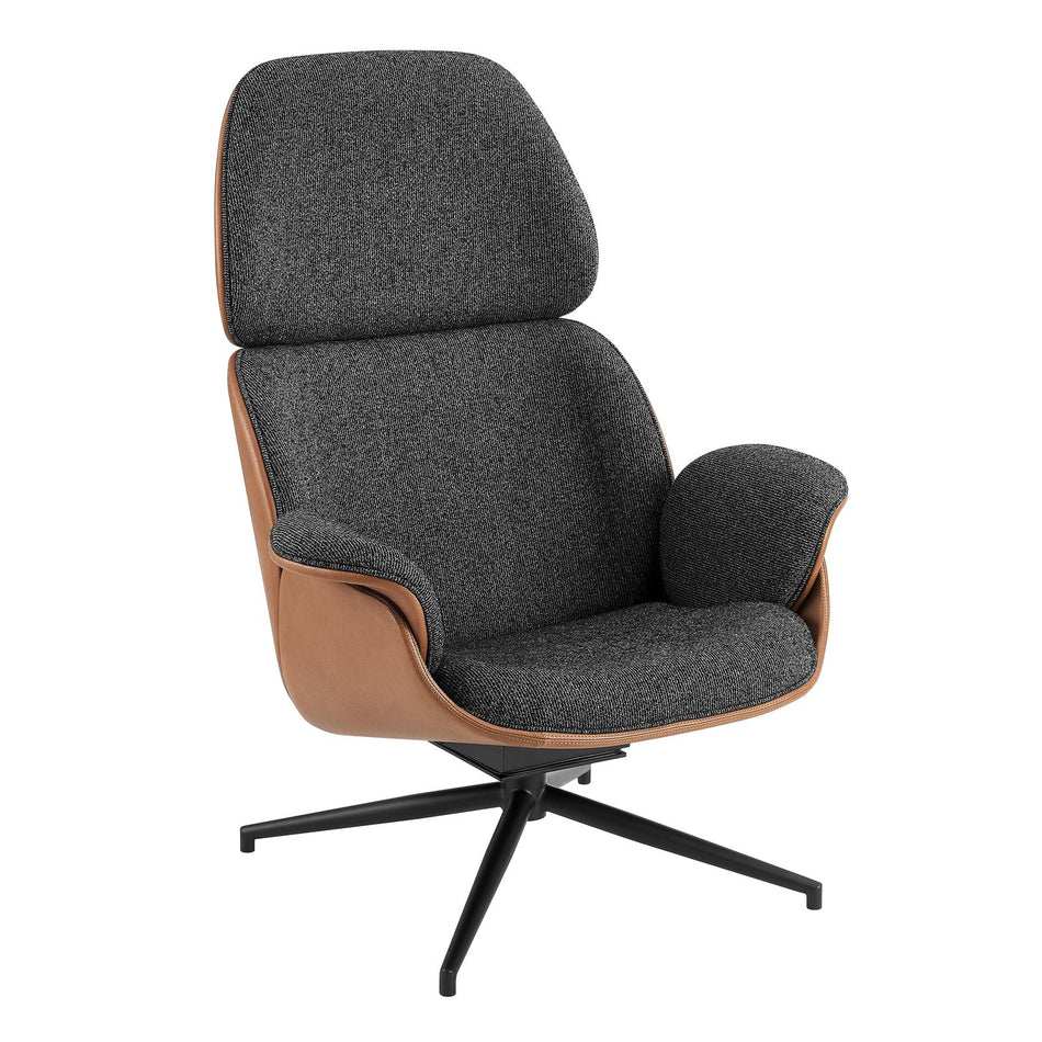 Euro Style Lennart Swivel Lounge Chair