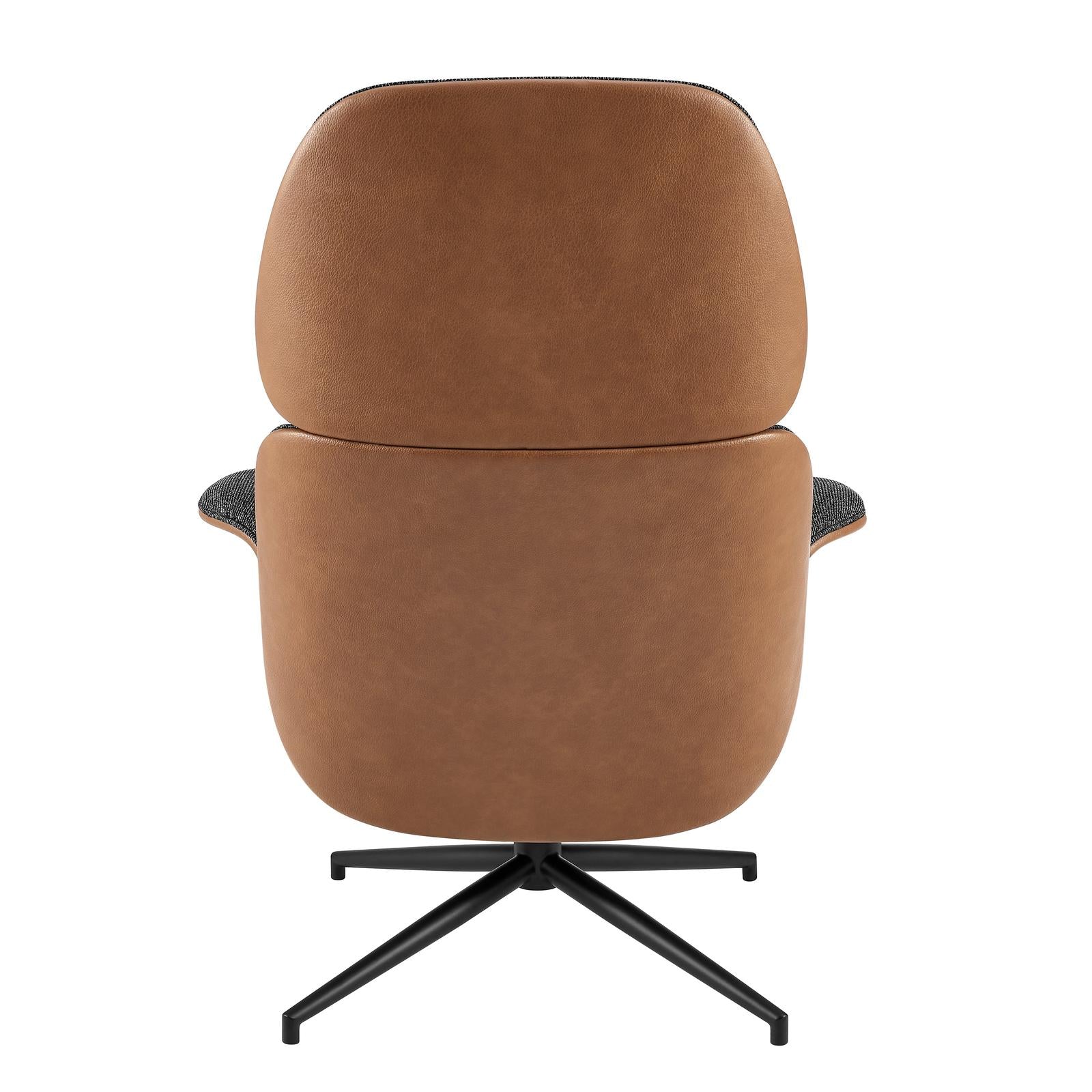 Euro Style Lennart Swivel Lounge Chair