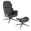 Euro Style Lennart Swivel Lounge Chair