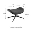 Euro Style Lennart Ottoman