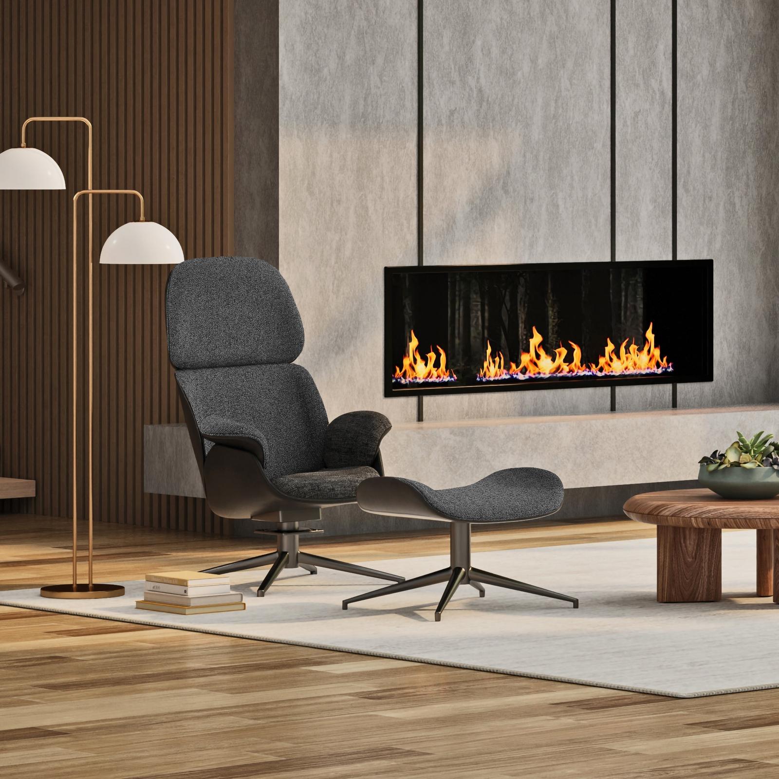 Euro Style Lennart Ottoman