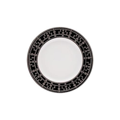 Haviland Tiara Bread and Butter Plate - Black Platinum