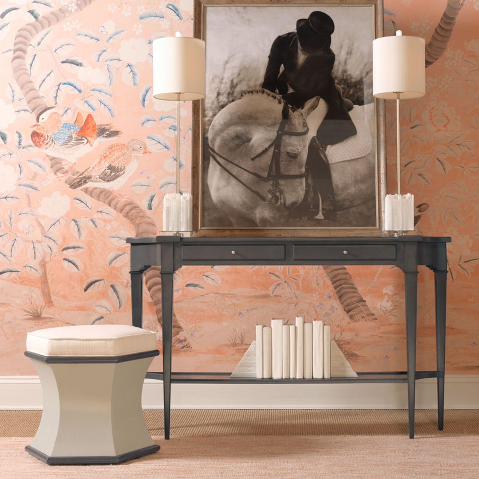 Woodbridge Furniture Hexagon Ottoman