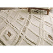 Feizy Anica 8008F Transitional Geometric Rug in Ivory/Taupe/Brown