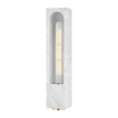 Hudson Valley Lighting Erwin 1 Light 3.5 inch White Marble Wall Sconce Wall Light Clearance