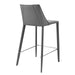 Euro Style Kalle Counter Stool with Plastic Feet
