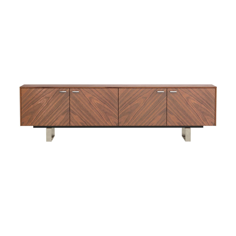 Euro Style Alvarado Media Stand Doors