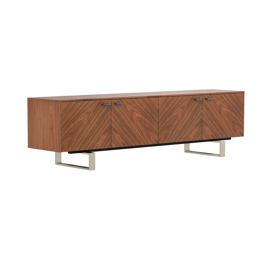 Euro Style Alvarado Media Stand Doors