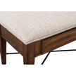 Magnussen Home Bay Creek Toasted Nutmeg Upholstered Bench