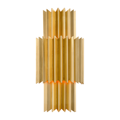 Corbett Moxy 2 Light Gold Leaf Wall Sconce Wall Light