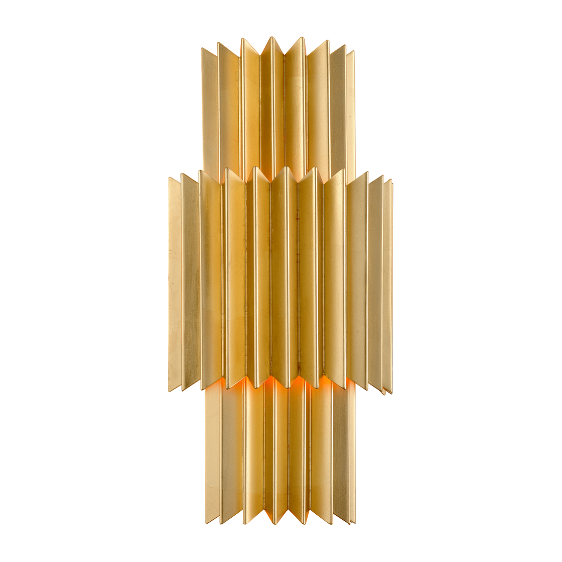 Corbett Moxy 2 Light Gold Leaf Wall Sconce Wall Light