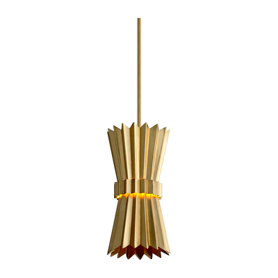 Corbett Moxy 1 Light 15.75 inch Gold Leaf Pendant Ceiling Light Clearance