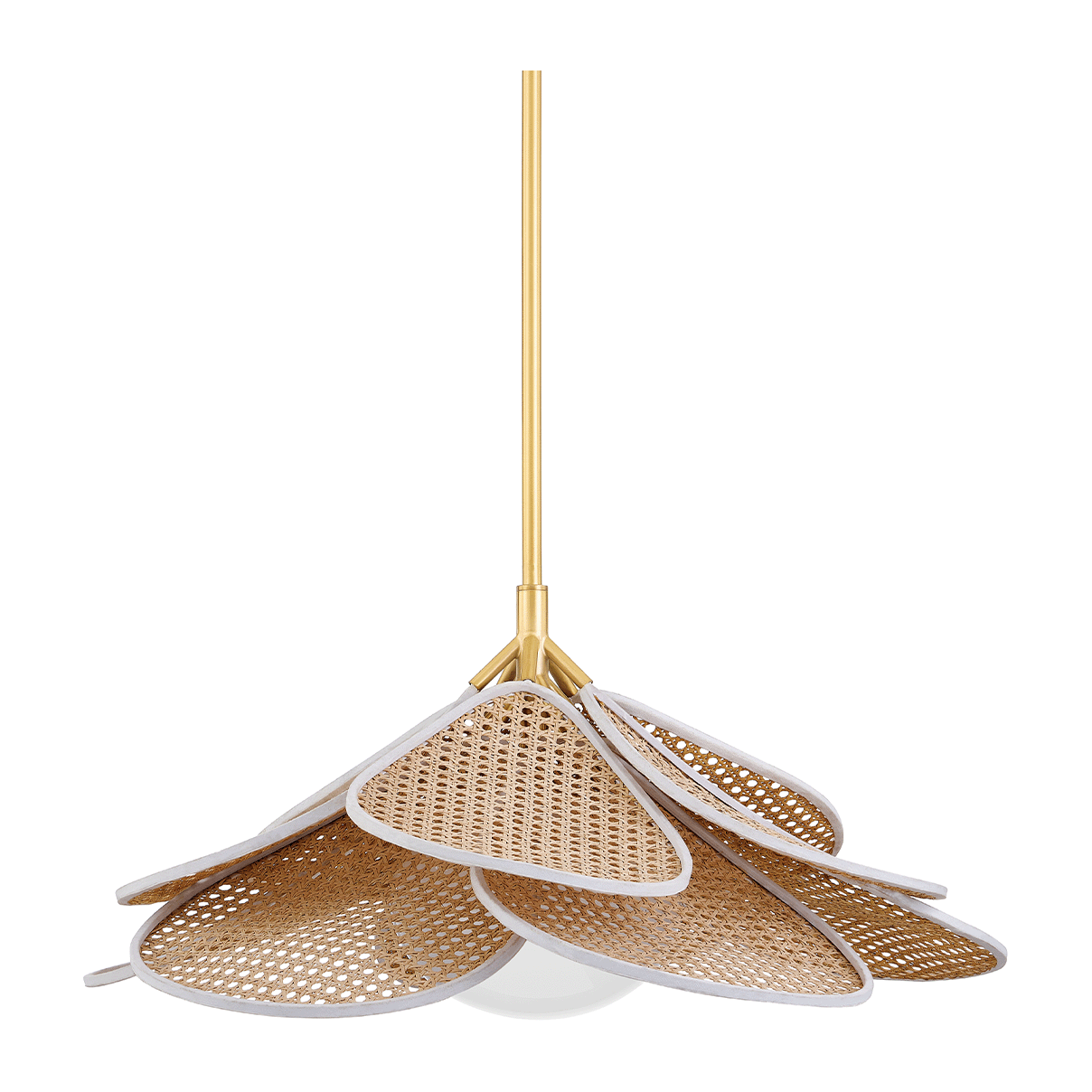 Hudson Valley Lighting Florina 1 Light 28 inch Aged Brass Pendant Ceiling Light