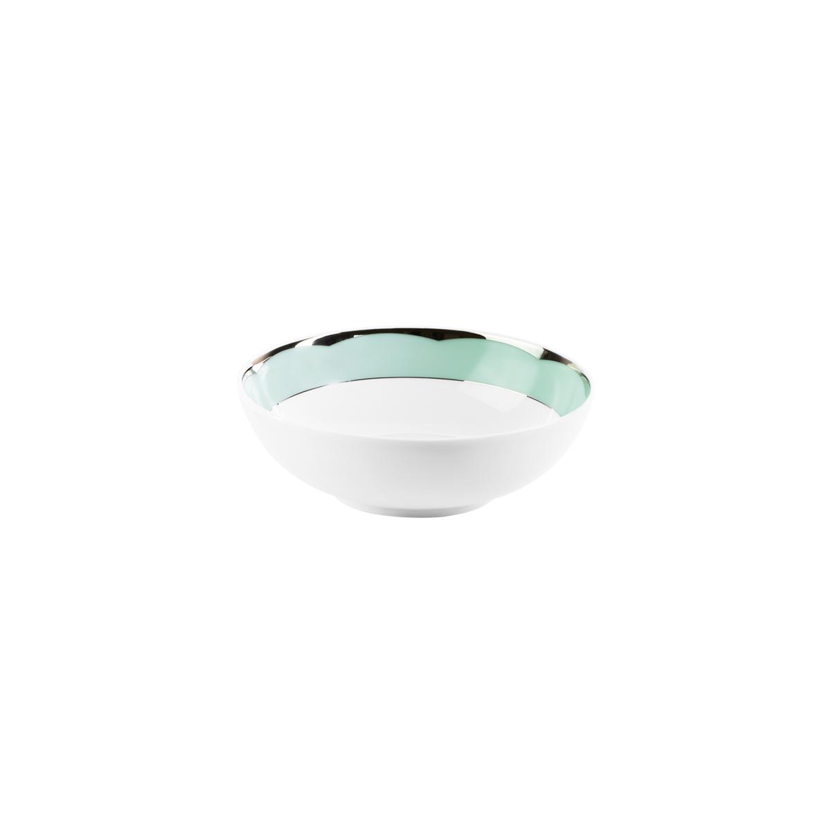 Haviland Illusion Cereal Bowl - Mint Platinum