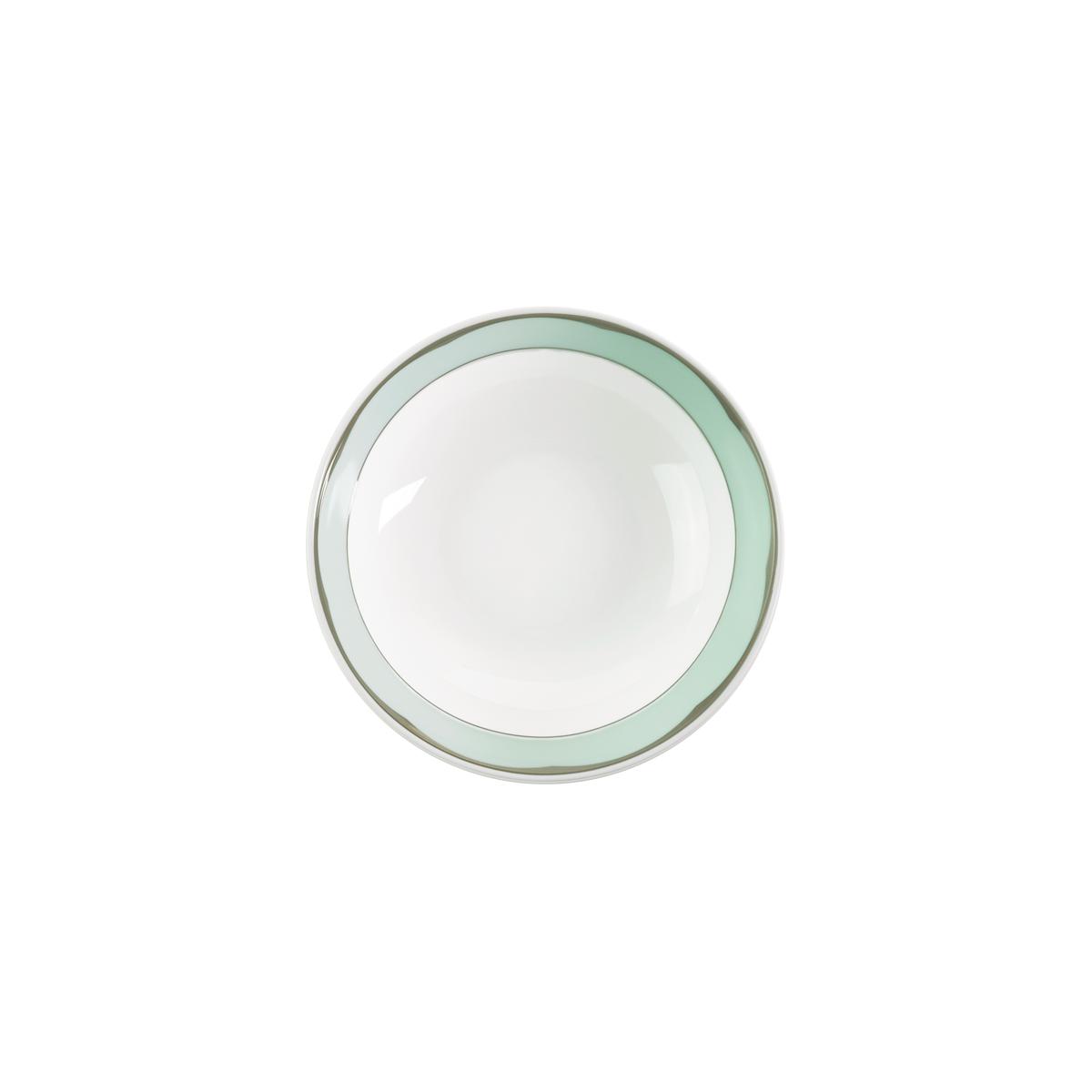 Haviland Illusion Cereal Bowl - Mint Platinum