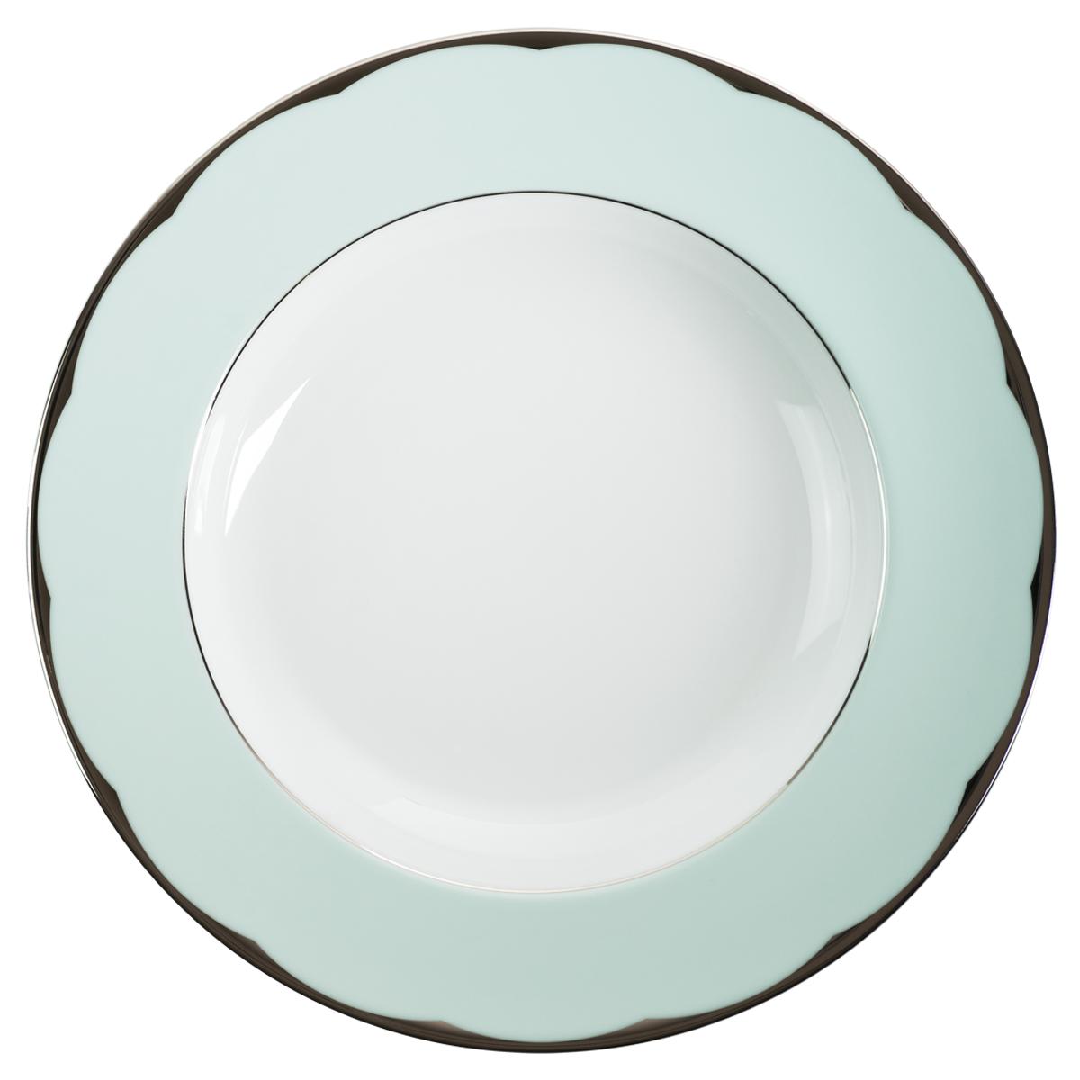 Haviland Illusion Deep Platter - Mint Platinum