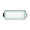 Haviland Illusion Oblong Cake Platter - Mint Platinum