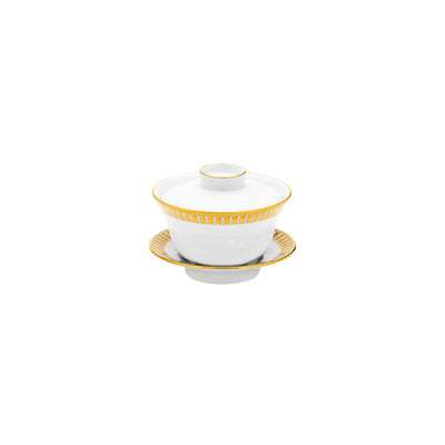 Haviland Plumes Chinese Teacup and Saucer