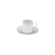 Haviland Infini Blanc Coffee Cup and Saucer