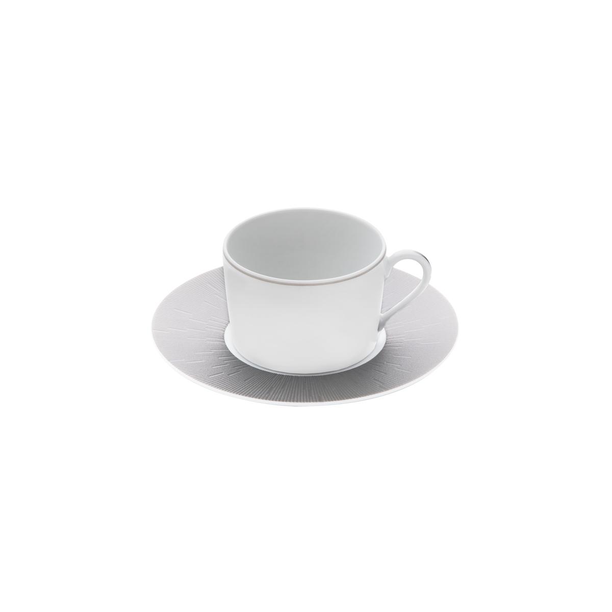 Haviland Infini Blanc Teacup and Saucer