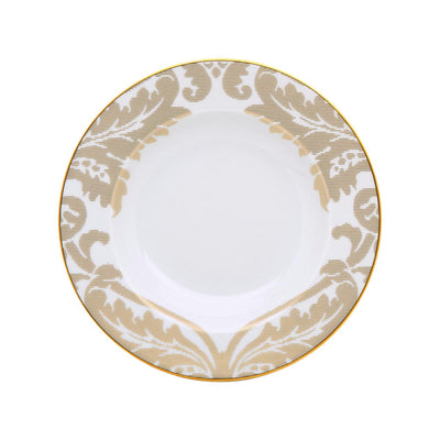 Haviland Damasse Rim Soup Plate