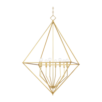 Hudson Valley Lighting Haines 6 Light 32 inch Gold Leaf Lantern Ceiling Light Clearance