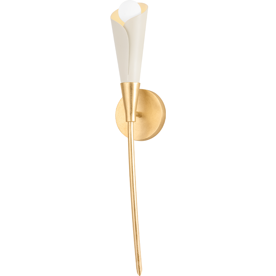 Hudson Valley Lighting Montrose 1 Light 4.5 inch Vintage Gold Leaf/Soft Sand Wall Sconce Wall Light