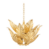 Corbett Tropicale 8 Light Gold Leaf Pendant Ceiling Light