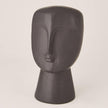 Global Views Matte Black Modernist Bust