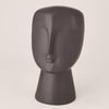 Global Views Matte Black Modernist Bust