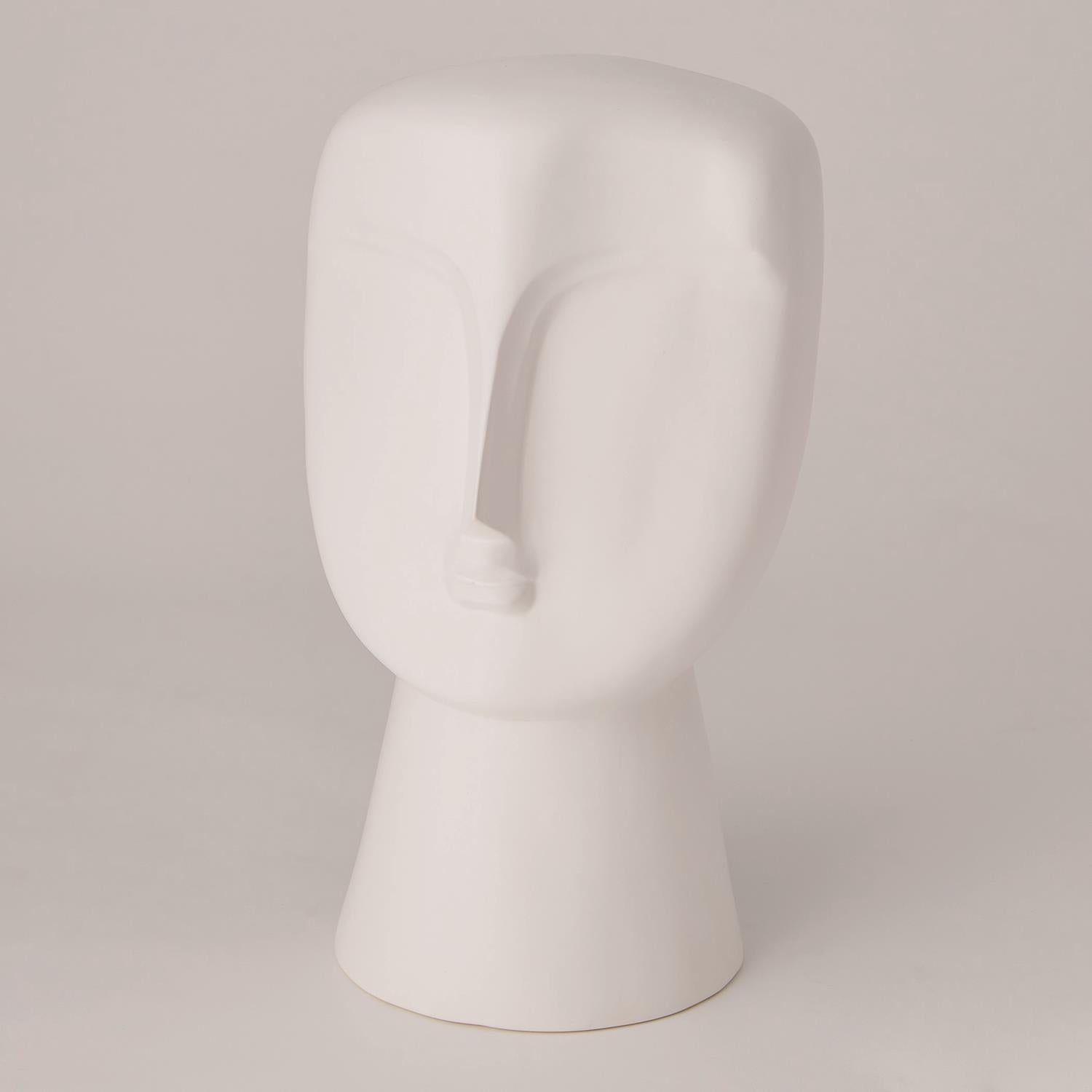 Global Views Matte White Modernist Bust