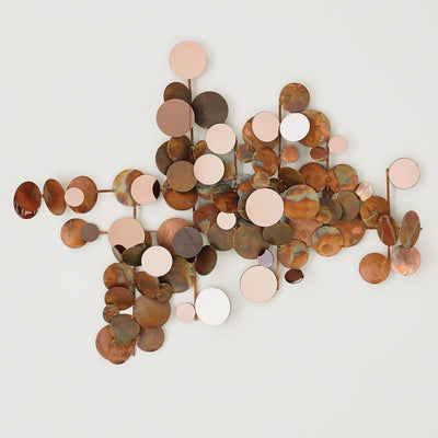 Global Views Copper Dots Wall Decor