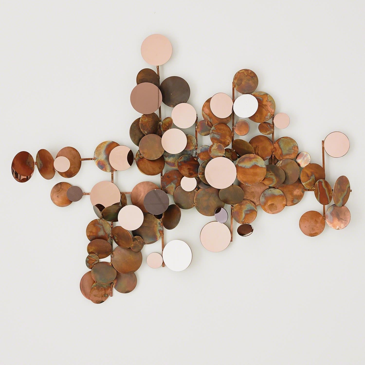 Global Views Copper Dots Wall Decor