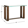 Magnussen Home Bristow Acorn Rectangular Sofa Table