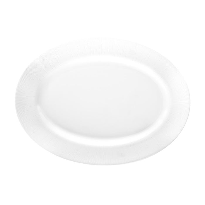 Haviland Infini Blanc Oval Dish - Large