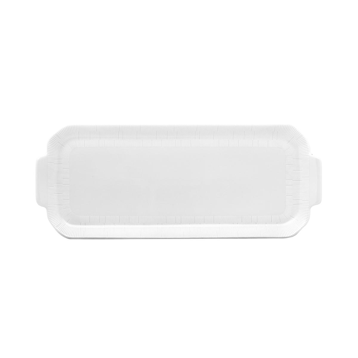 Haviland Infini Blanc Oblong Cake Platter