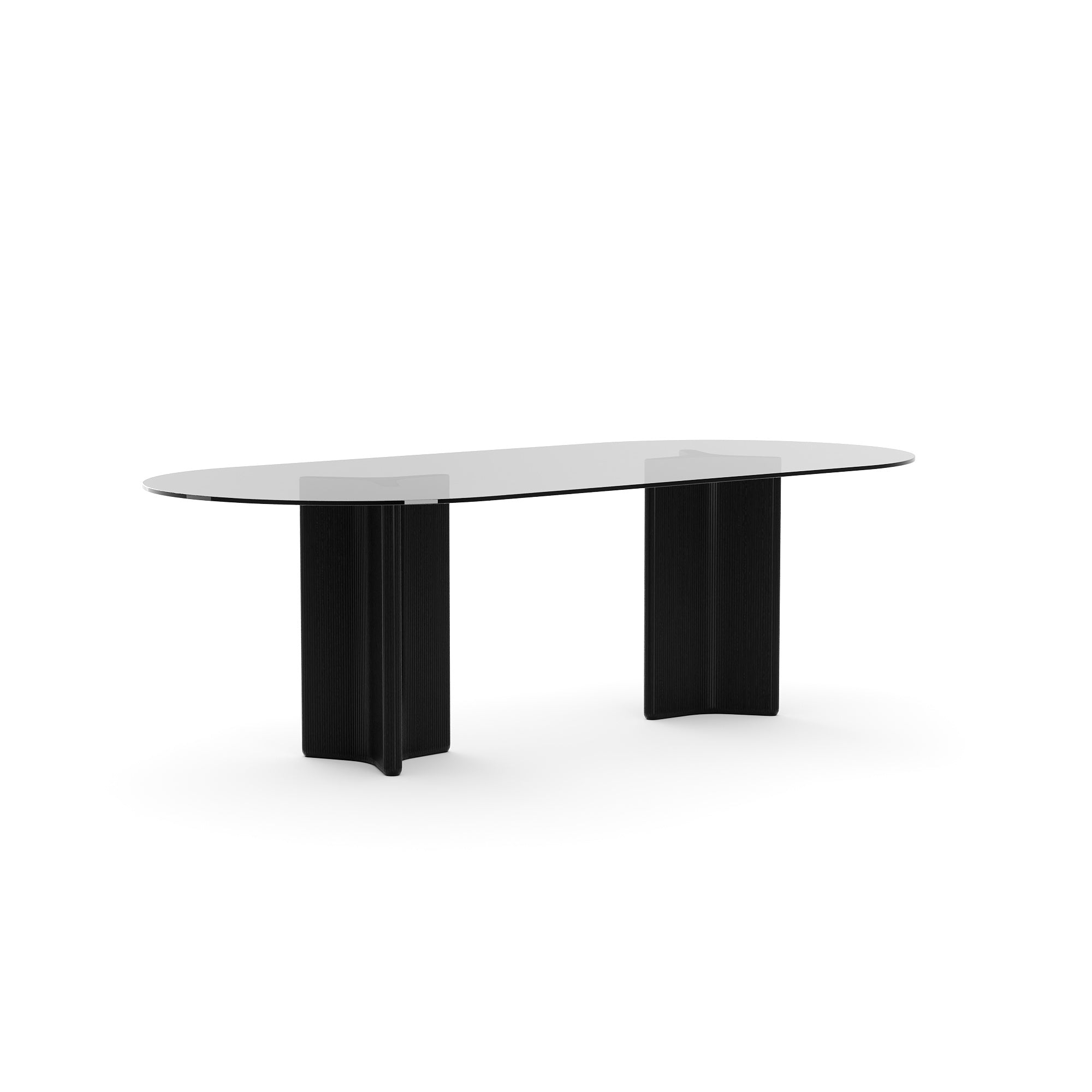 Caracole Viola Smoked Glass Dining Table