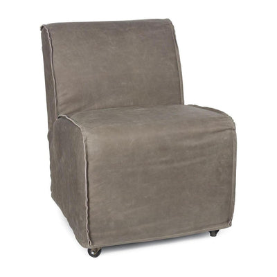 Regina Andrew Rolling Leather Slipper Chair