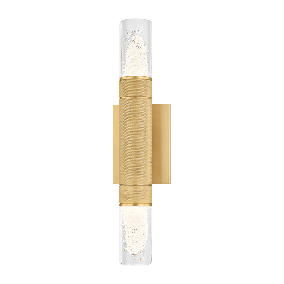 Hudson Valley Lighting Glen Cove 2 Light Aged Brass Wall Sconce Wall Light