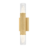Hudson Valley Lighting Glen Cove 2 Light Aged Brass Wall Sconce Wall Light