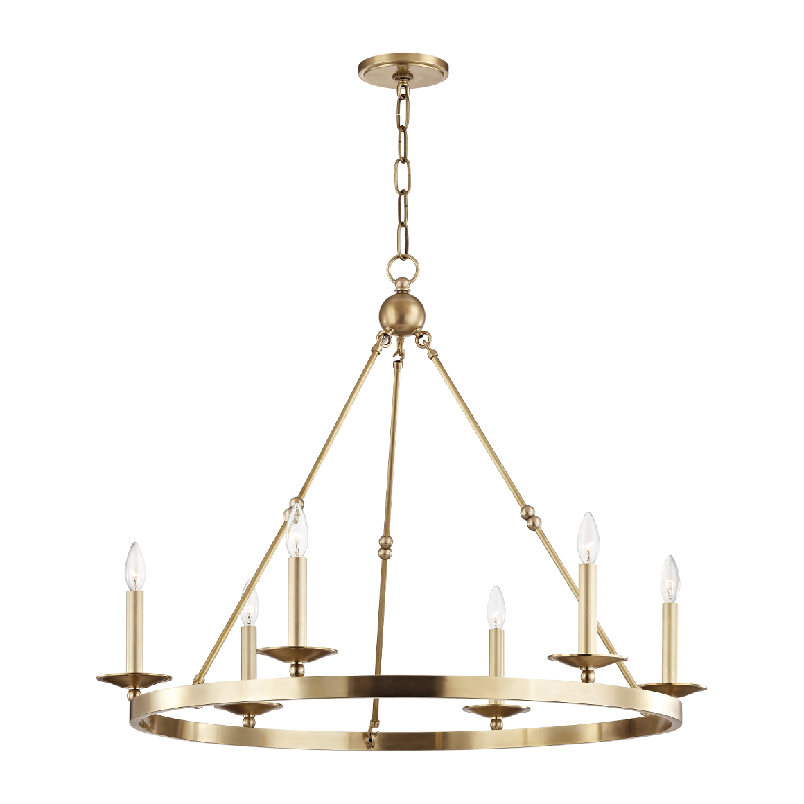 Hudson Valley Lighting Allendale 6 Light 35.75 inch Chandelier Ceiling Light