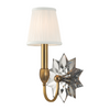 Hudson Valley Lighting Barton 1 Light 7.5 inch Aged Brass Wall Sconce Wall Light