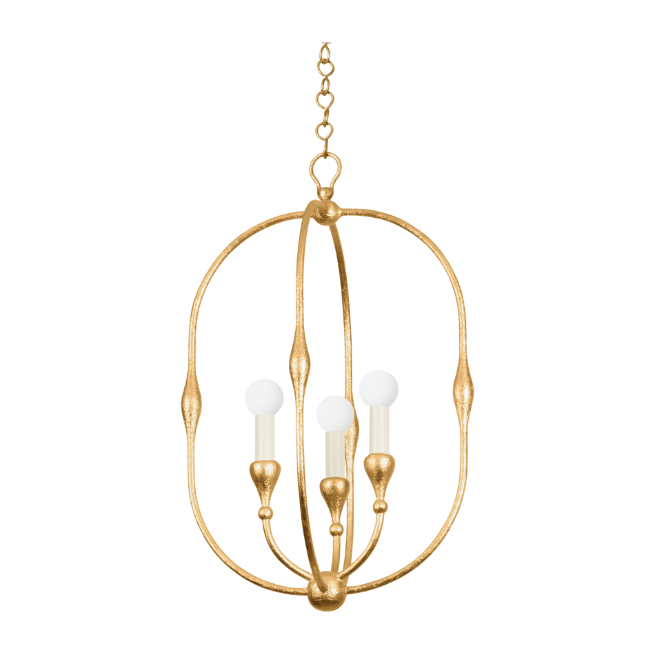 Hudson Valley Lighting Baltic 3 Light 15 inch Lantern Ceiling Light