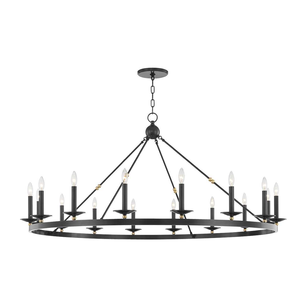 Hudson Valley Lighting Allendale 16 Light 58 inch Chandelier Ceiling Light