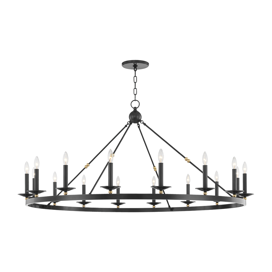 Hudson Valley Lighting Allendale 16 Light 58 inch Chandelier Ceiling Light