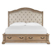 Magnussen Home Marisol Fawn Upholstered Sleigh Bed
